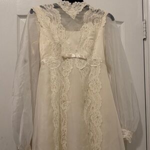 Vtg RARE Bridal Originals 60s-70s Wedding Dress